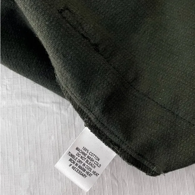 Market Olive‎ Green Corduroy Romper Size M - Image 6