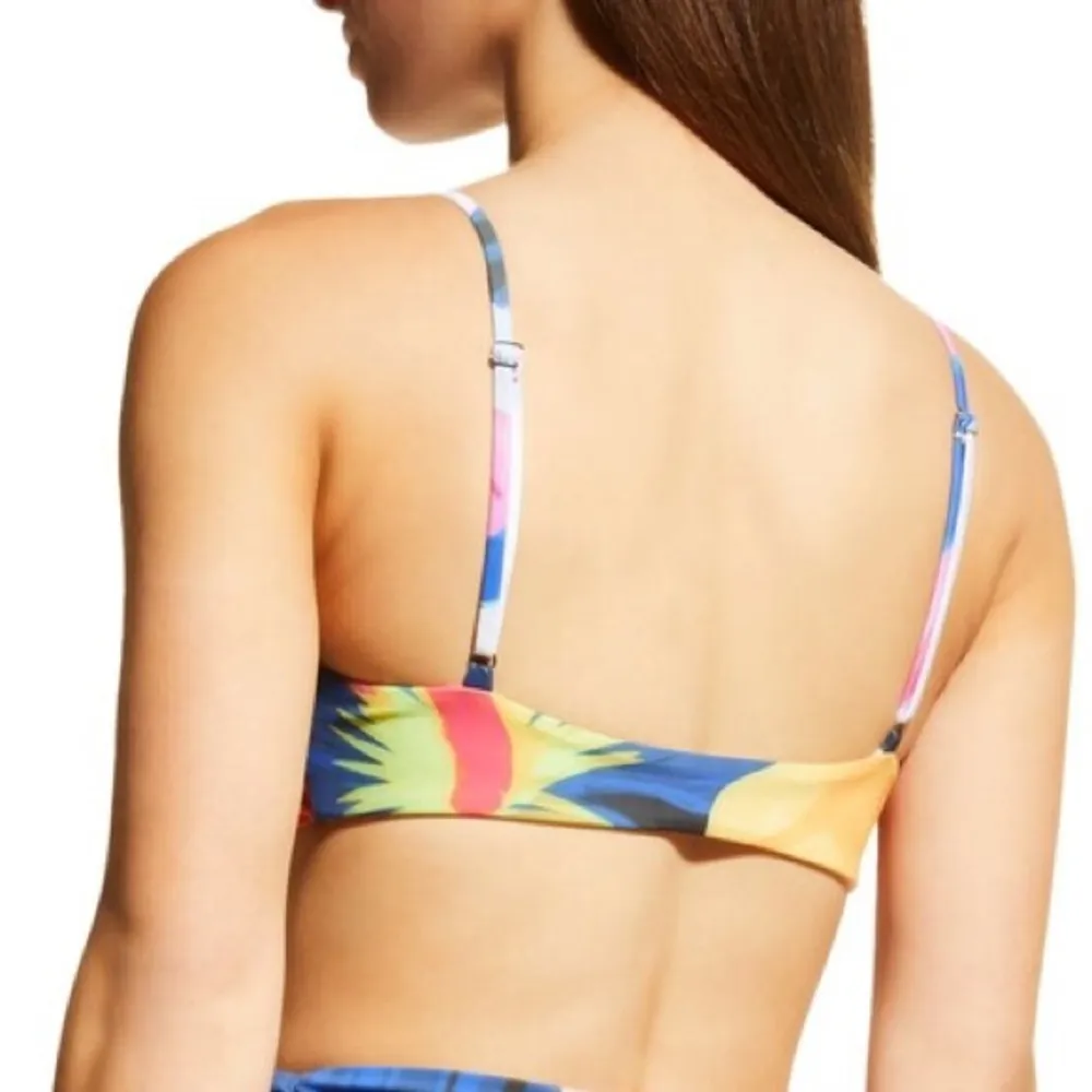 Mara Hoffman Viti Carla Knot Bikini Top White Multi Women’s Sz S - Image 3