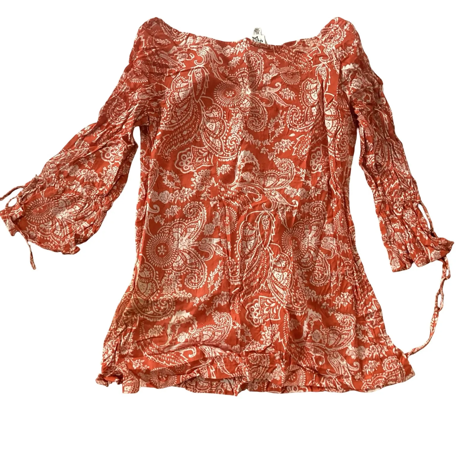 Ivy Jane Paisley Print Boho Top - Image 8
