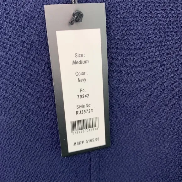 NWT Romeo &‎ Juliet Couture long sleeve navy dress - Image 4