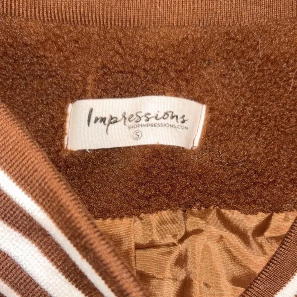 Impressions Brown and Tan Sweater - Image 2