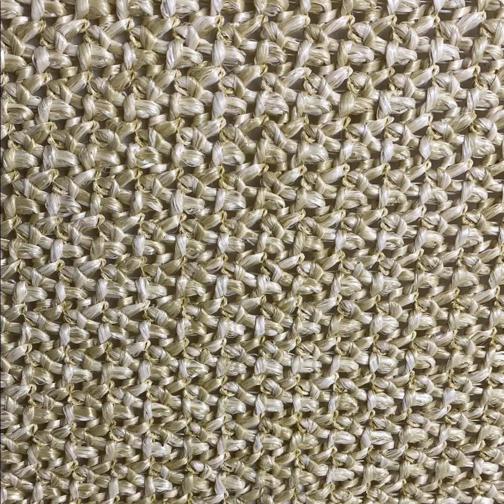 Philosophy Tan Woven Clutch with Tassel - Image 3