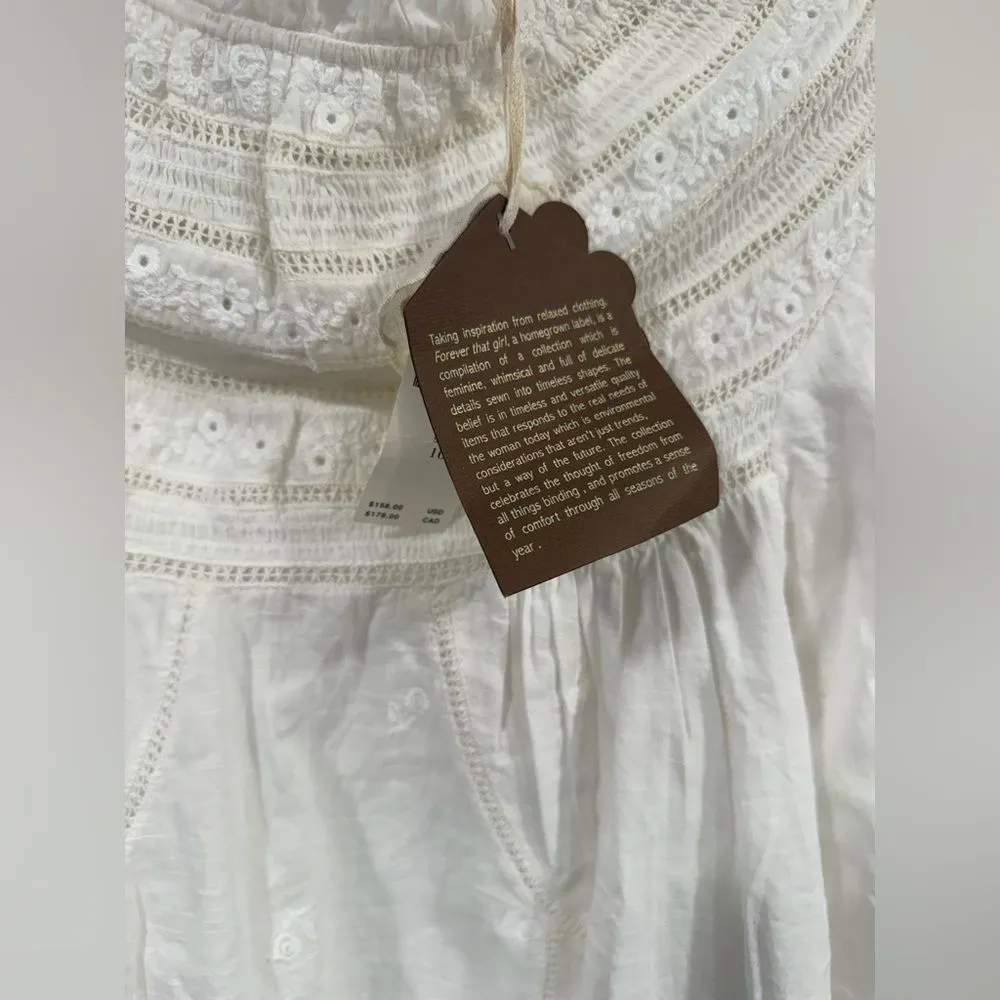 Anthropologie Forever That Girl Kari Embroidered Blouse NWT Size 10 - Image 7