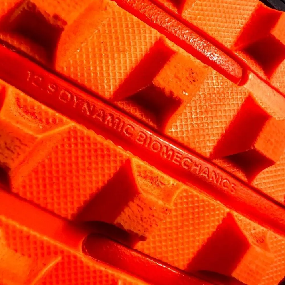 Reebok CrossFit H20 drain, Dura grip athletic shoes orange purple black size 6 - Image 8