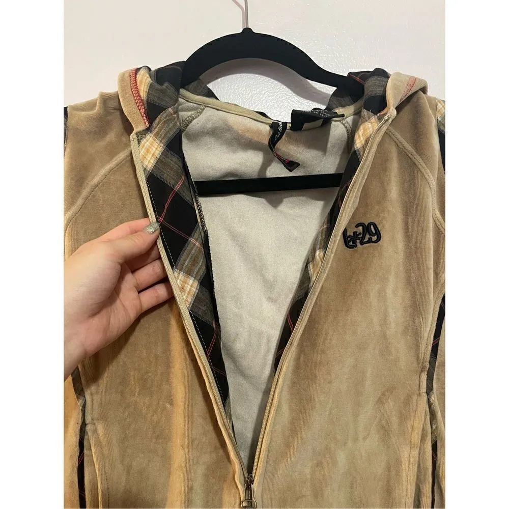 Lot twenty nine vintage vest size large Brown - Image 4