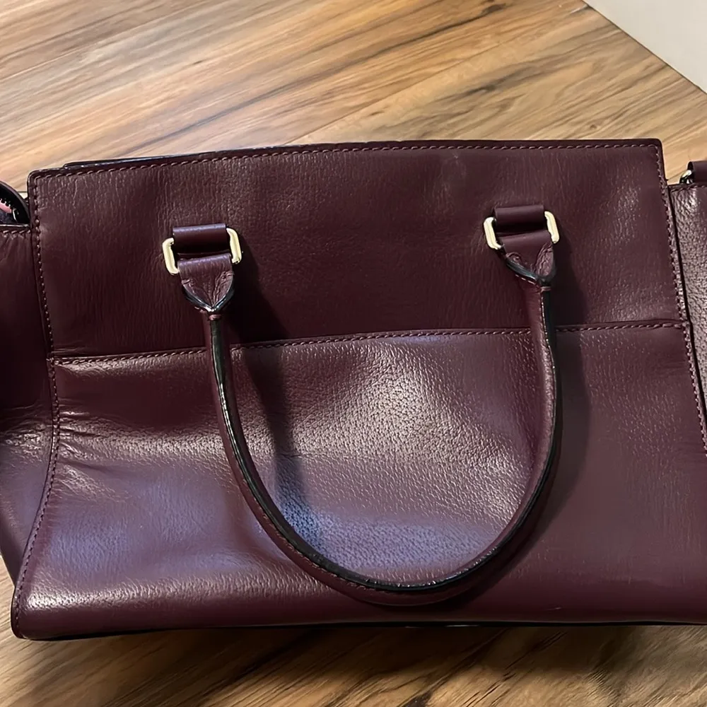 Eggplant Purple Kate Spade Bag & Wallet - Image 7