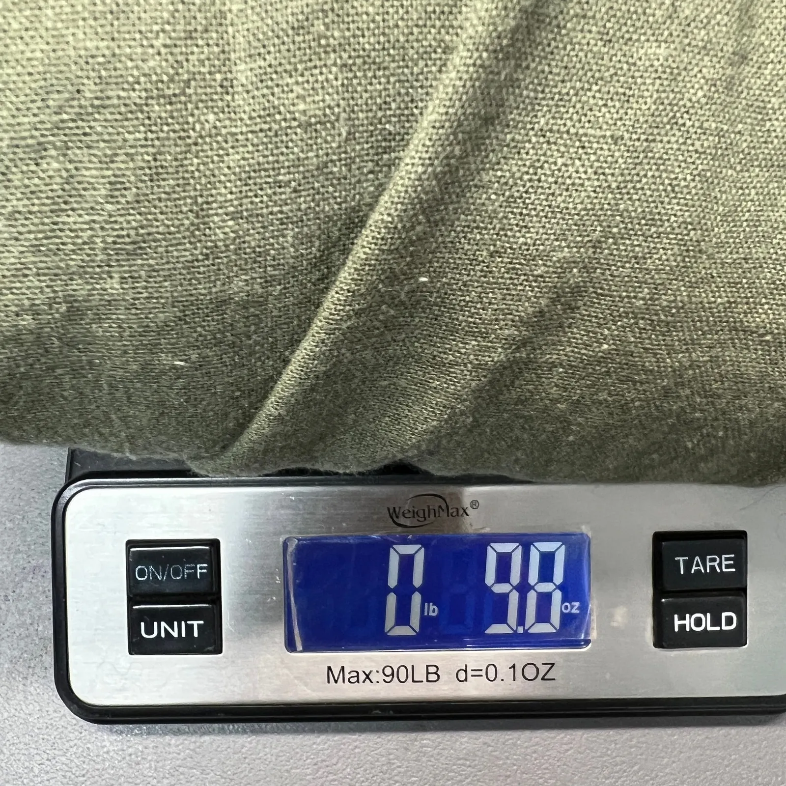 Mine Womens Jacket Medium Cotton Linen Olive Green Minimalist Capsule Beachy - Image 11