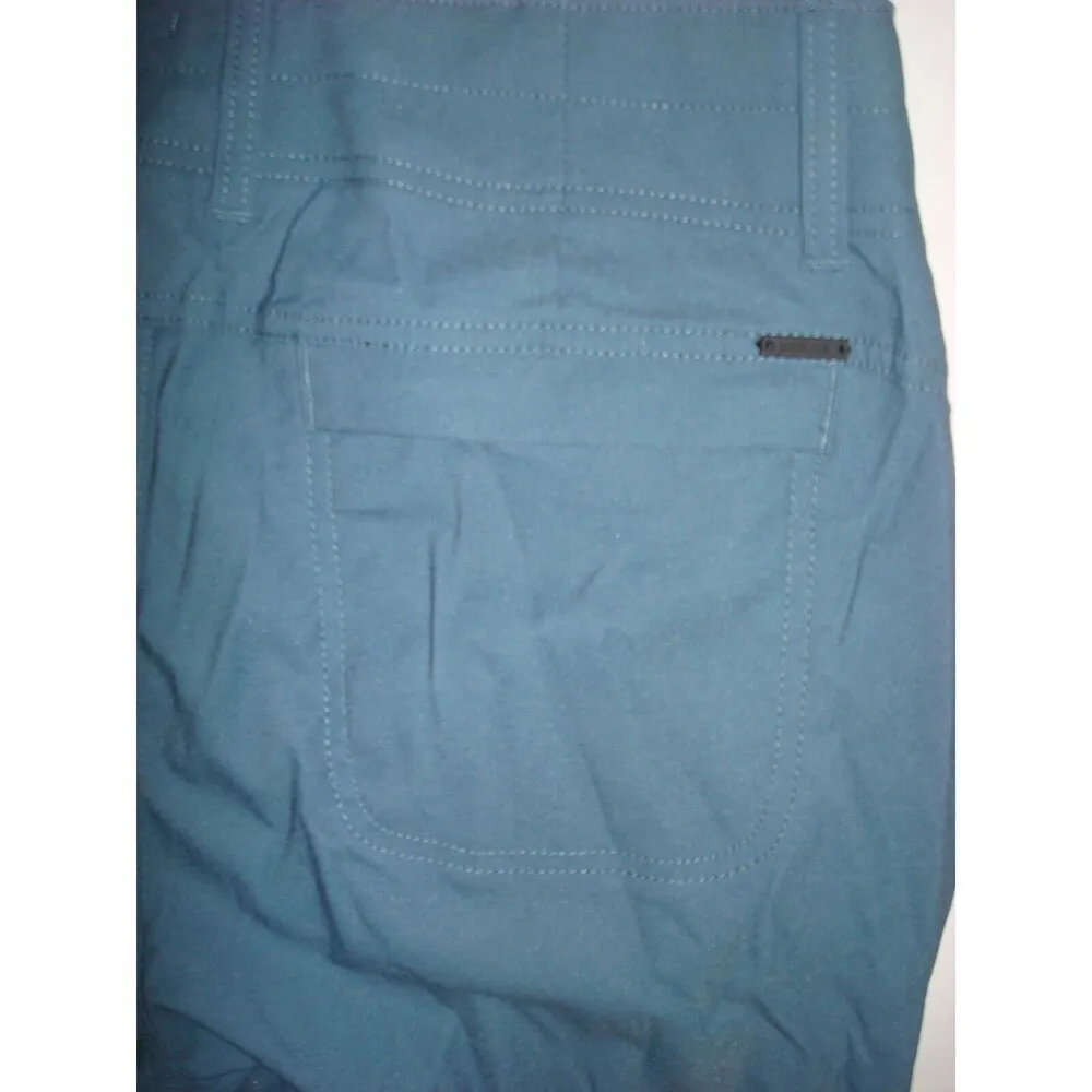 New NWT Womens Prana Pants Alana Deep Stellar Blue 14 Short Hike Convertible - Image 8