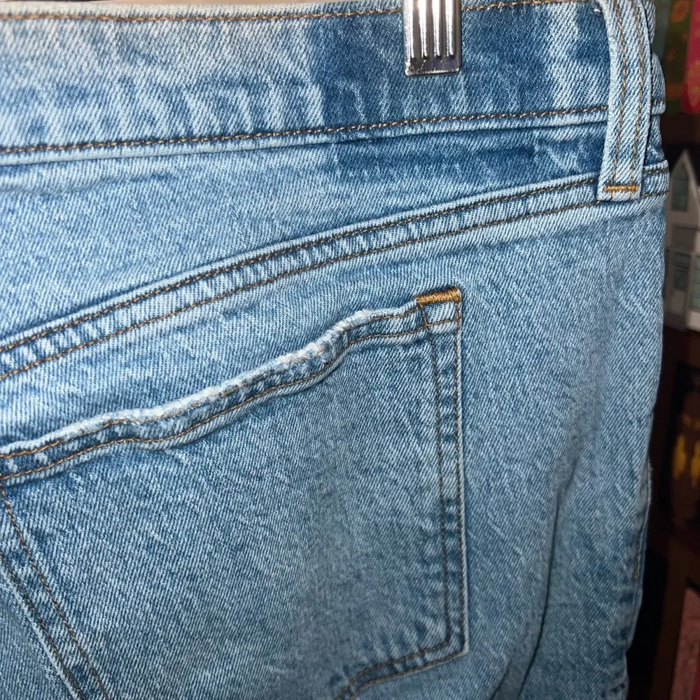 Abercrombie & Fitch Blue Straight Jeans Classic Style 33/16L - Image 5