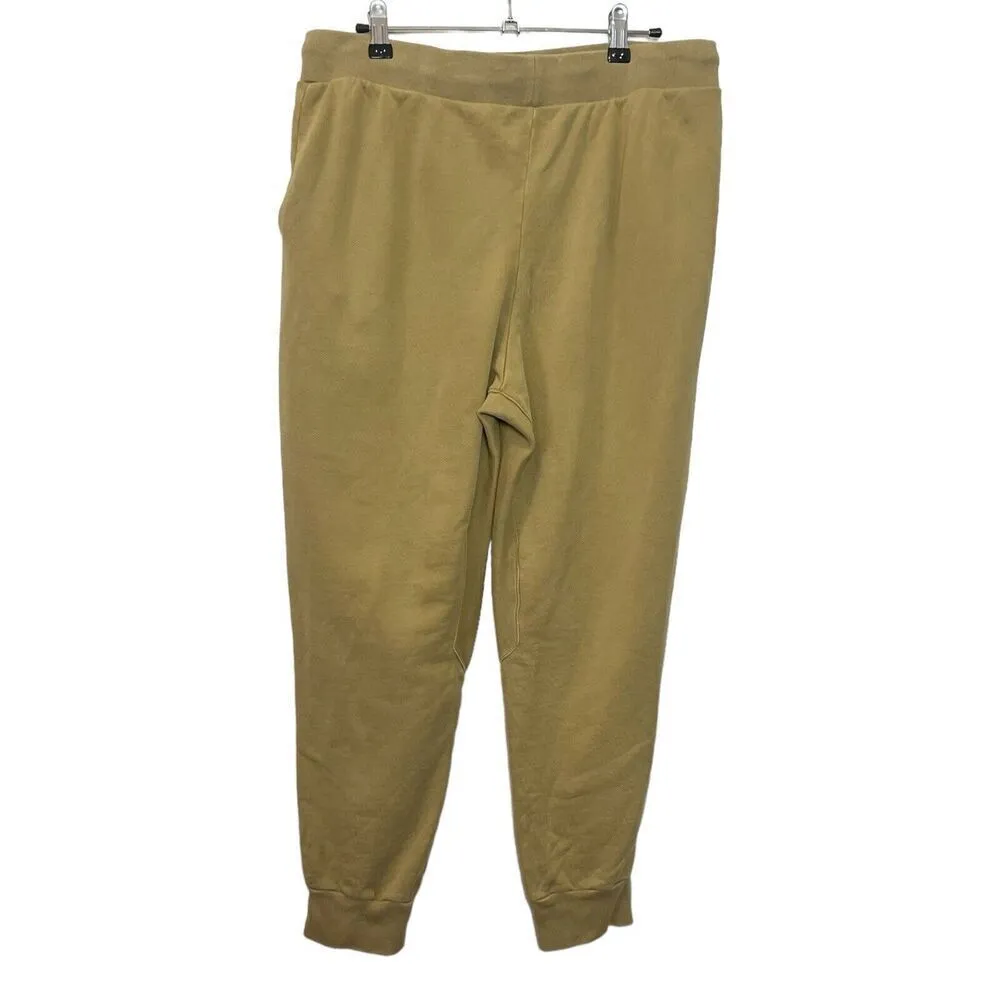 FRAME Easy Sweat Jogger Pants Vintage Camel Women’s Size Medium Organic Cotton - Image 5