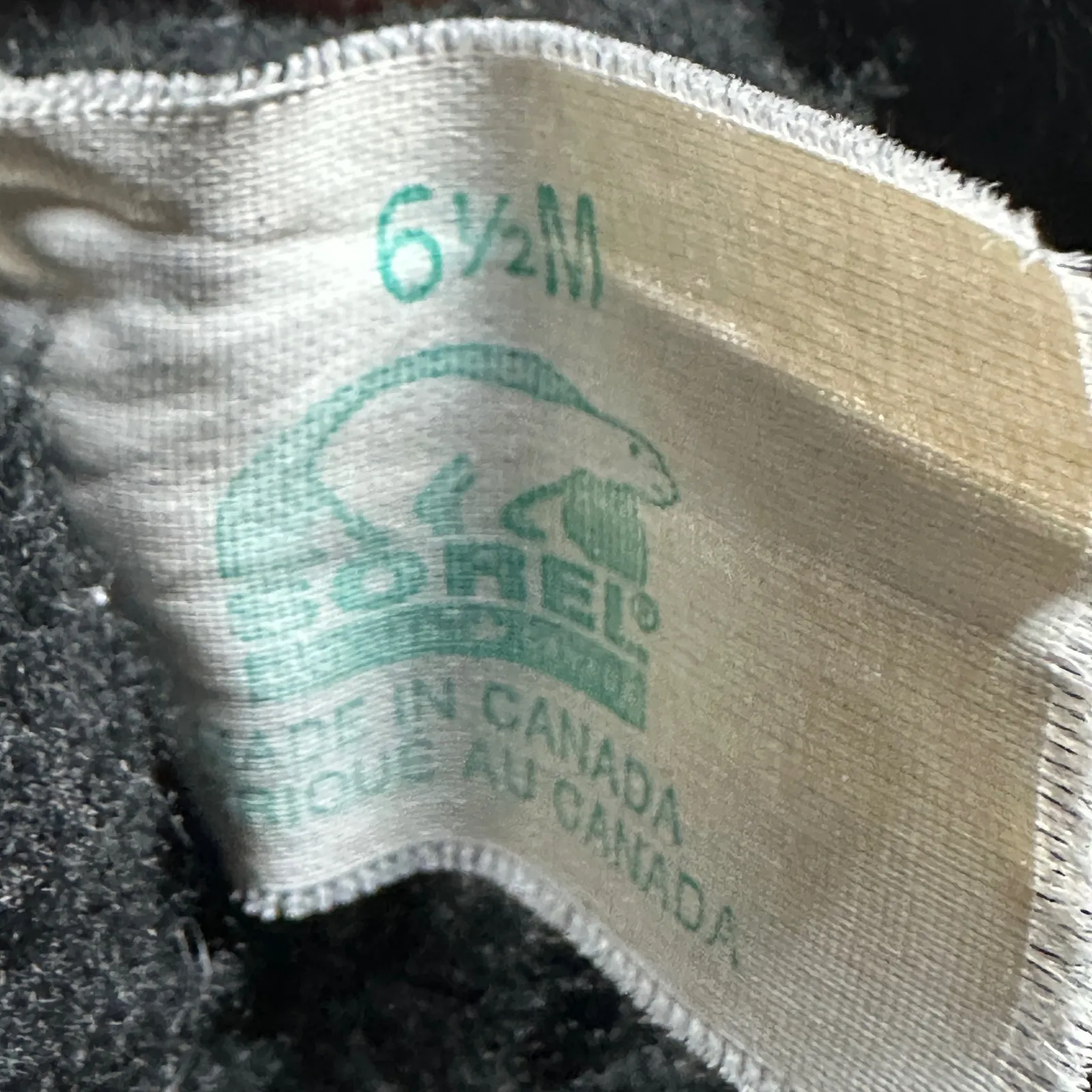 Vintage Sorel Womens Black Winter Boots Size 6.5 Canadian Made Calf Hair - Image 6