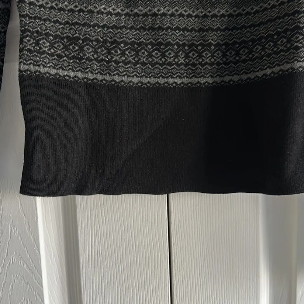 Bailey/44 Women’s Black & Grey Cutout Sweater - Image 2