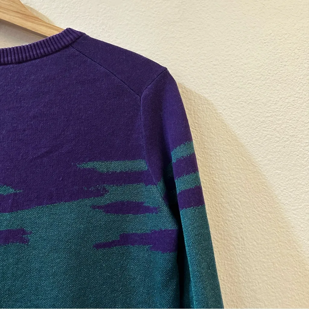 Love Moschino Women's Colorblock Long Sleeve Ribbed Knit Sweater Dress Size 10 - Image 7