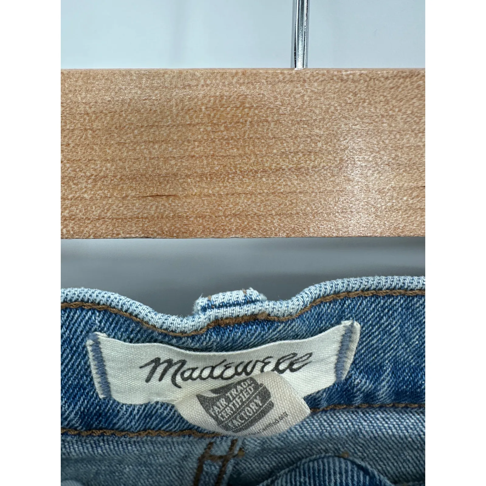 Madewell 90s Straight Jeans Women 25 High Rise Cotton Blend Denim - Image 7