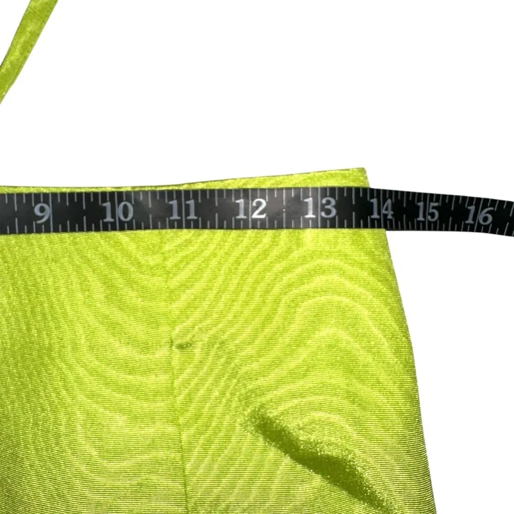 Revolve Camila Coelho Hannah Rhinestone Green Mini Skirt XS in Green Apple - Image 6