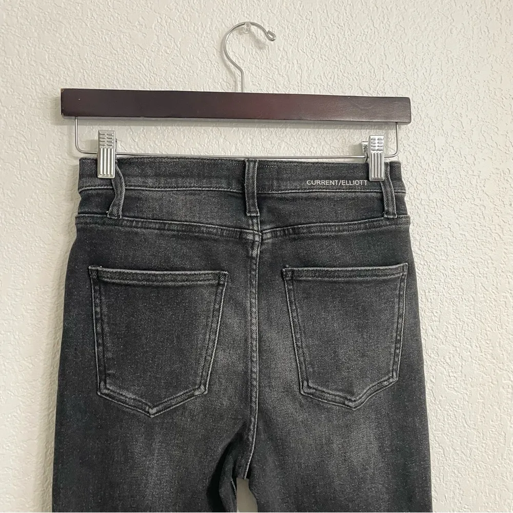 NWT Current/Elliott Womens Jeans Denim High Waist Seamed Stiletto Ankle Size 27 - Image 4
