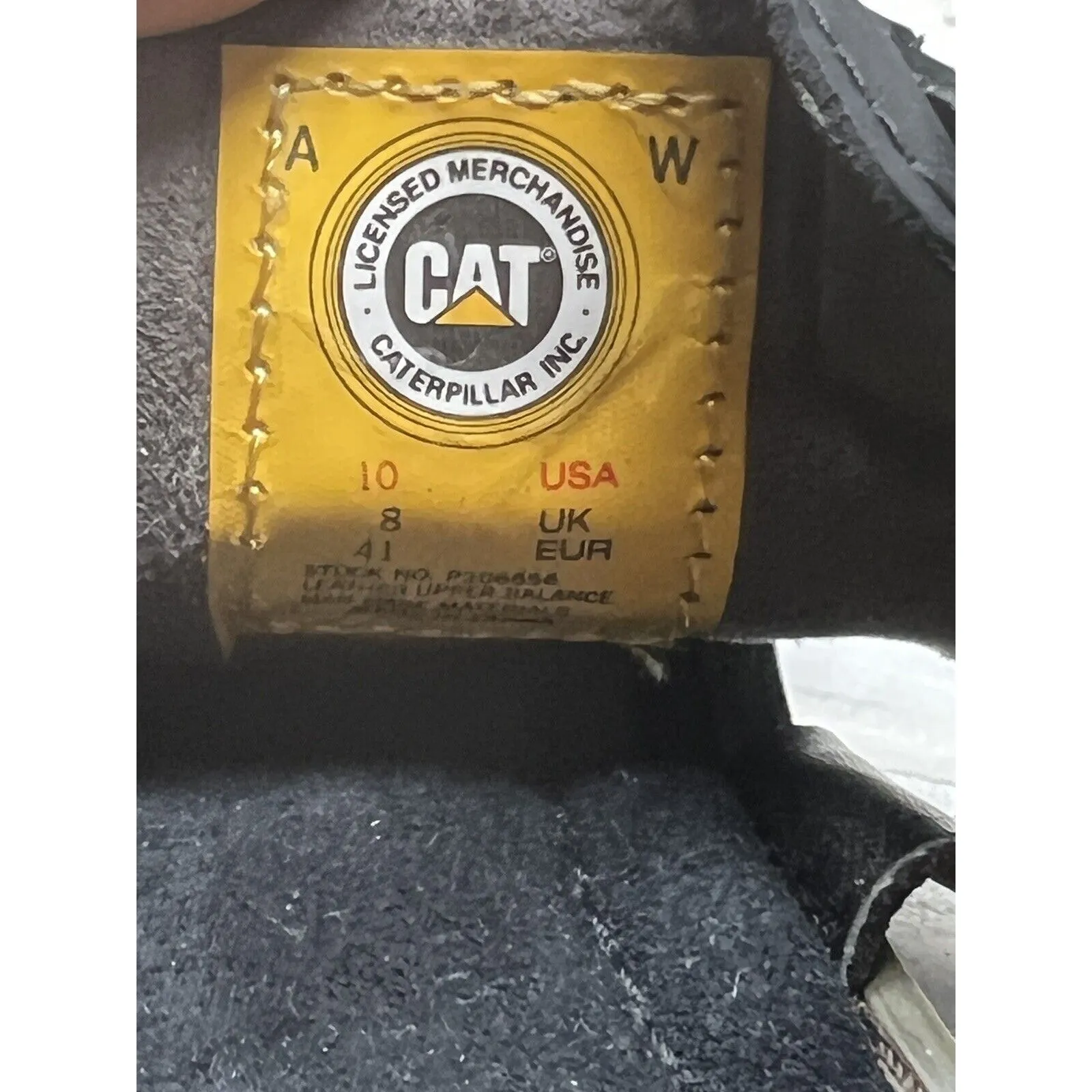 Cat Caterpillar Sandal Womens Leather Shanna Ankel Strap Thong‎ Black Size 10 - Image 8