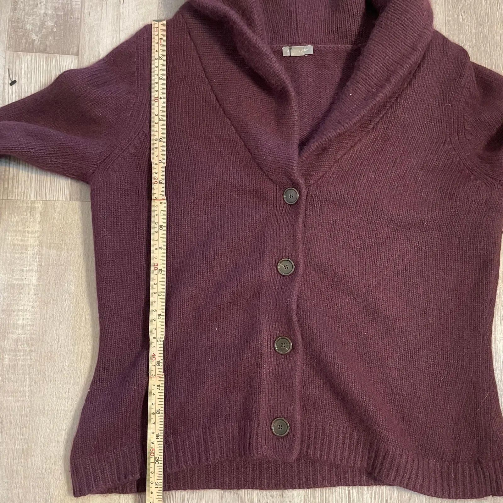 Ann Taylor Angora Lambswool Cardigan Sweater size Large - Image 6