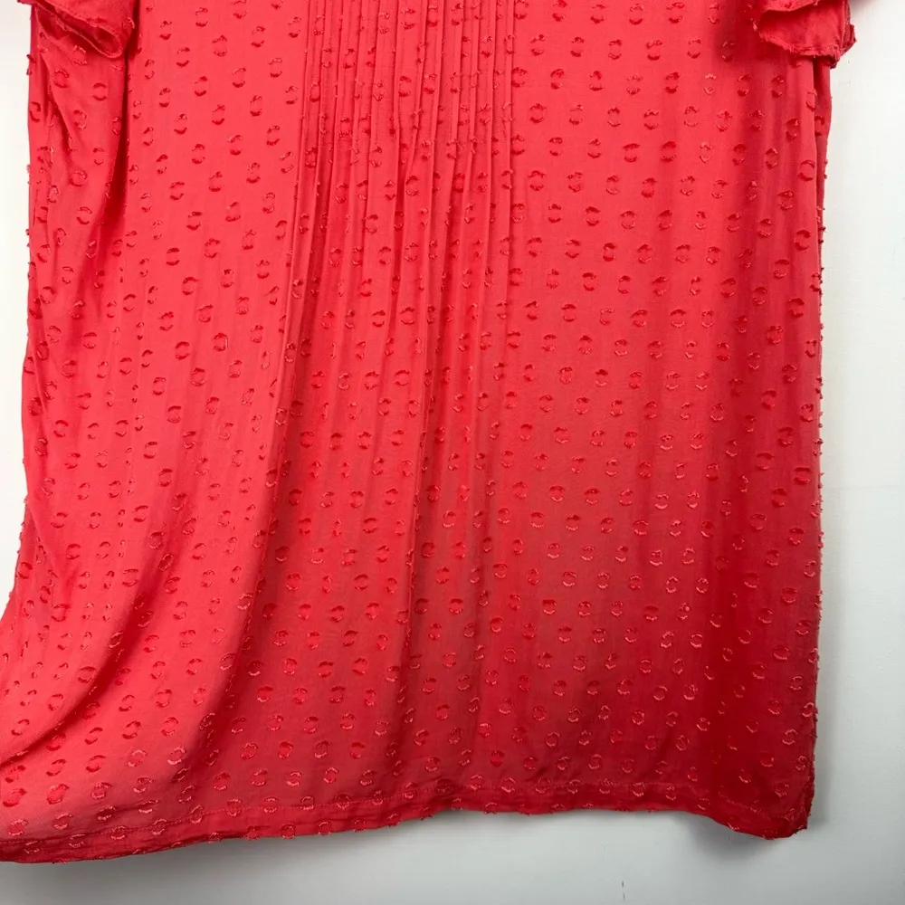 Soft Surroundings Offshore Tunic Top Sz Medium Swiss Top Pink Red - Image 15