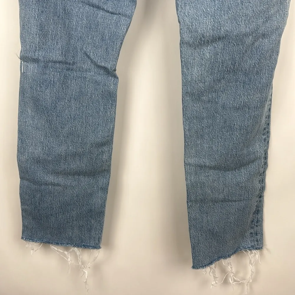 Madewell The Perfect High Waist Rip Tapered Jeans in Bradwell Wash Size 29 - Image 9