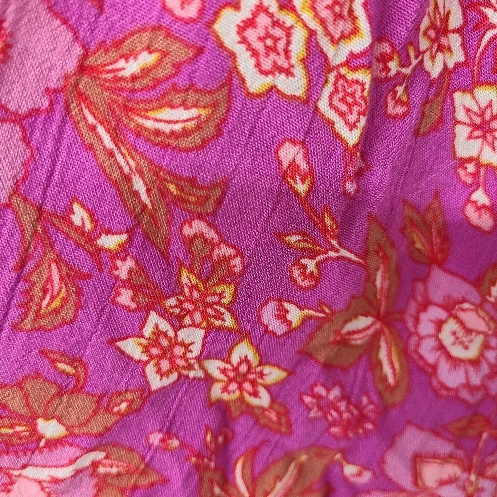 Billa Spring Floral Blouse Size Large | Pink - Image 16