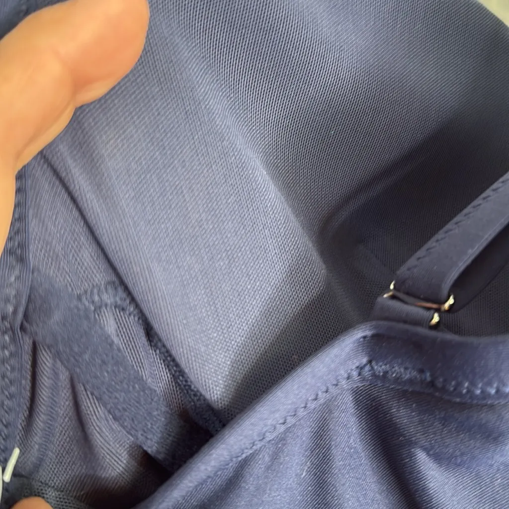 Athleta Twister Tankini Top Bathing Swim Suit Top in Navy Blue W1846 Sz 36D/DD - Image 7