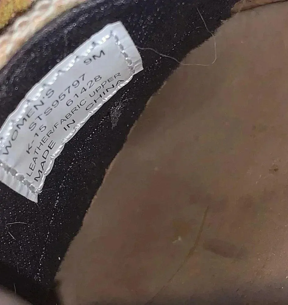 Sperry Top Sider Women Brown Leopard Print Boat Shoes Size 9 M Leather - Image 5