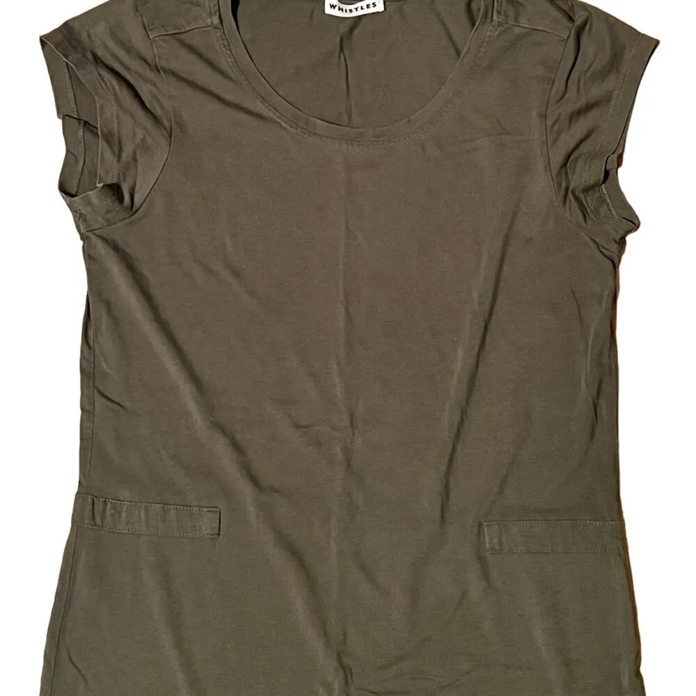Whistles Khaki Green Maxi T - Image 3