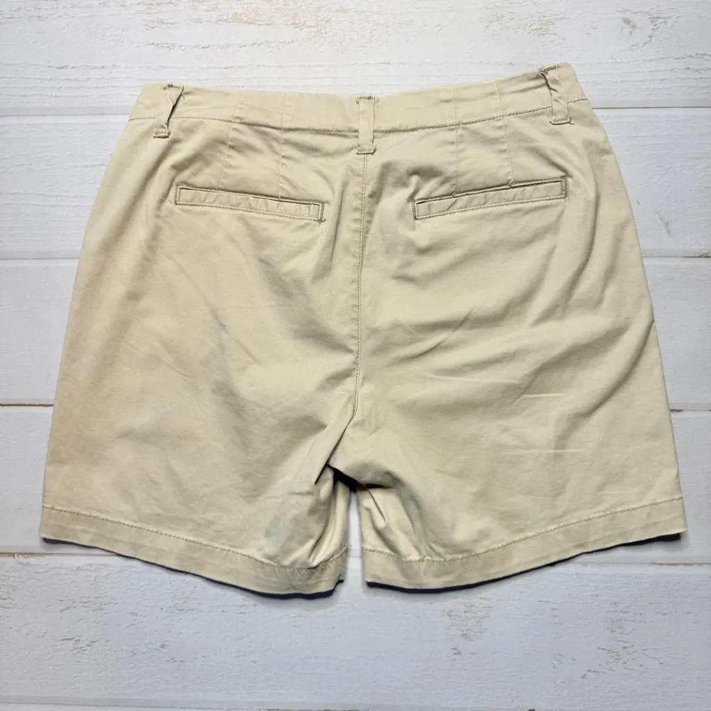 Lee - Women’s Khaki Straight Fit Shorts - Size 6 - Image 5