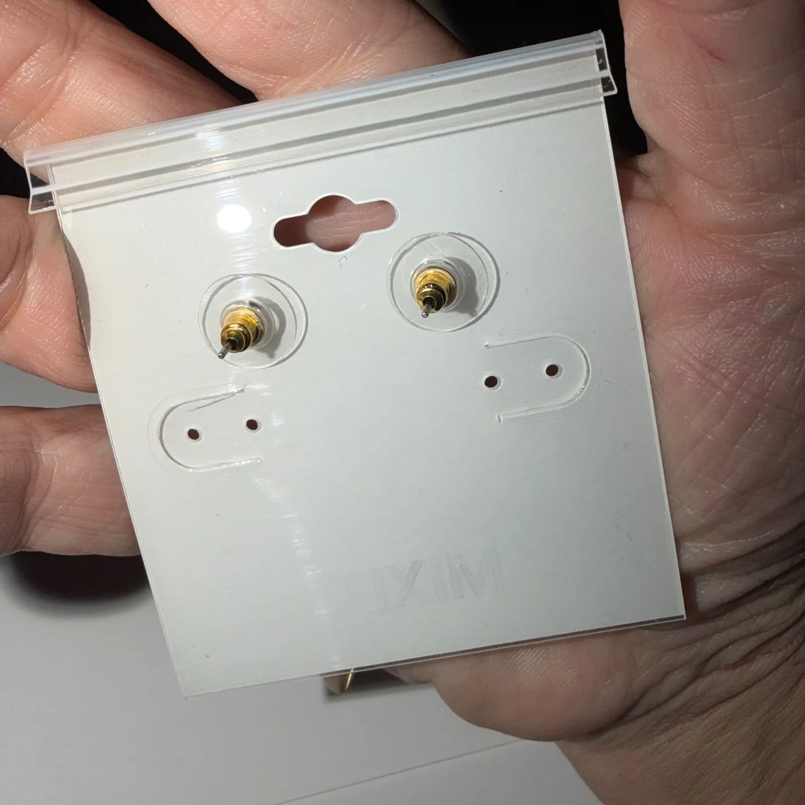 Gold Tone Twisted Drop Earrings Hypoallergenic Sensitive Ears - Image 3