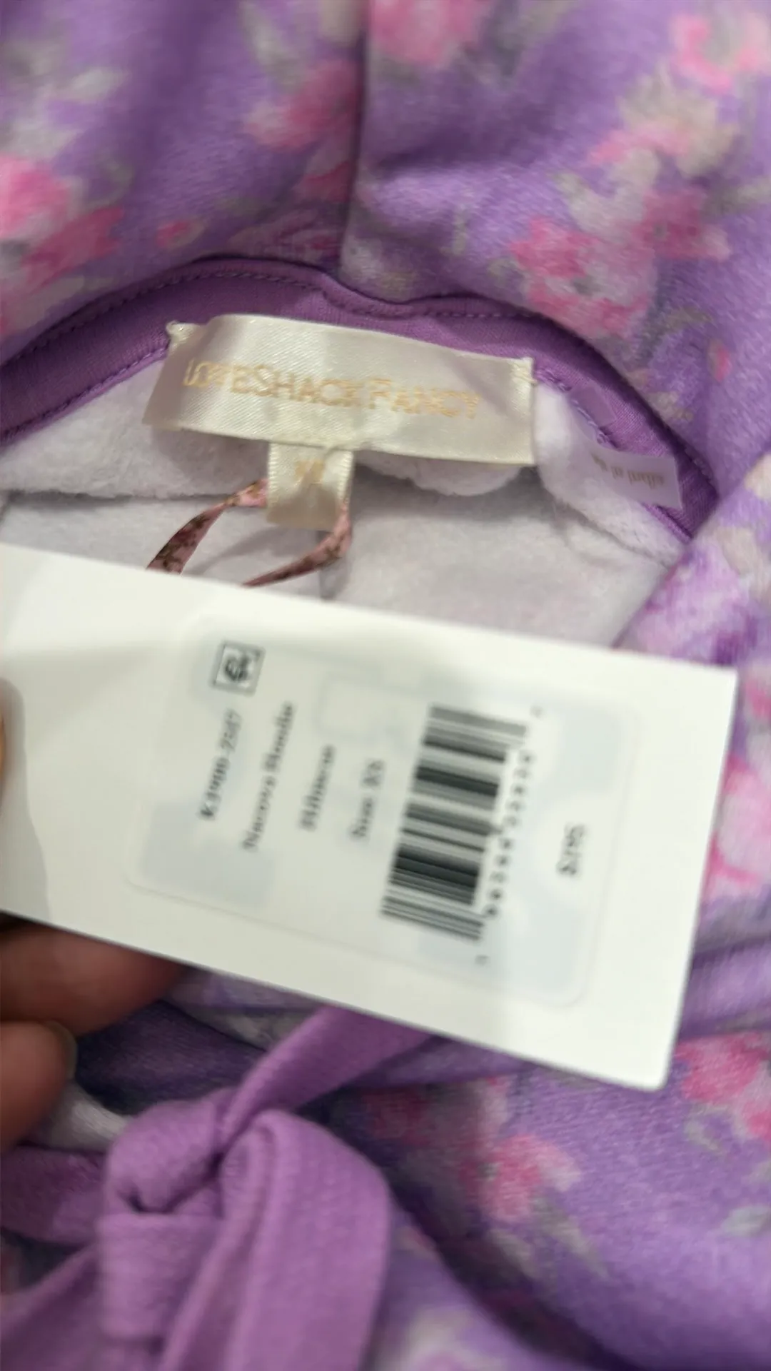 Loveshackfancy hibiscus nacova floral hoodie - Image 14