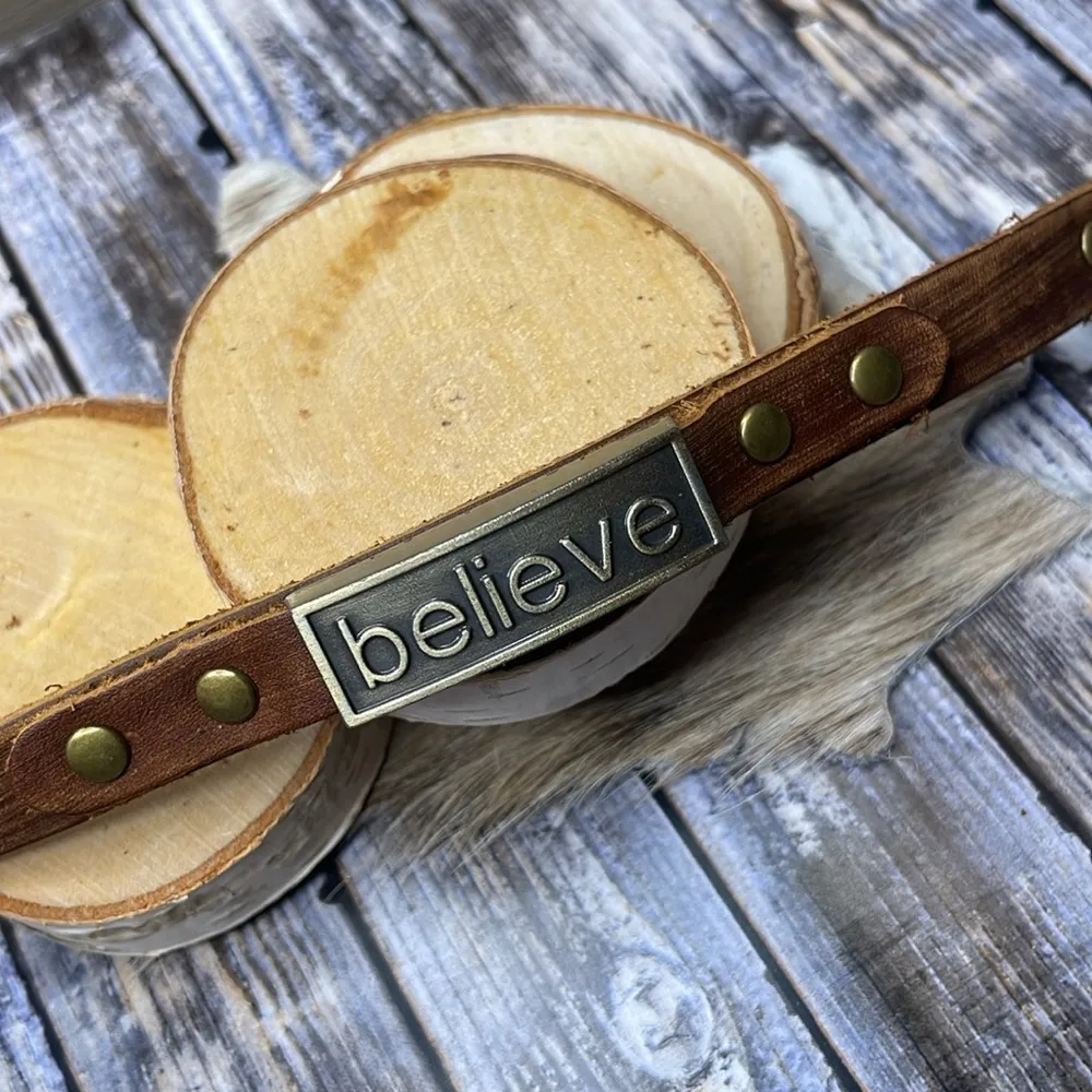 KINGDOMGIRL™
Leather Wristlet: Believe Tan - Image 4