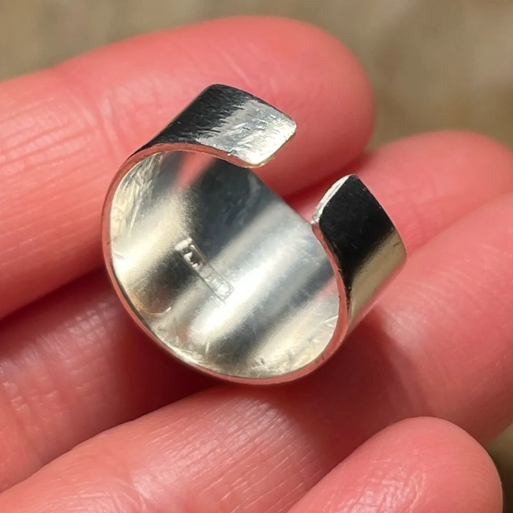 Pink Stone Raised 925 Sterling Silver Ring - Image 13