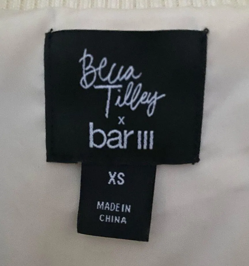 Bar III white Sherpa bomber jacket - Image 3