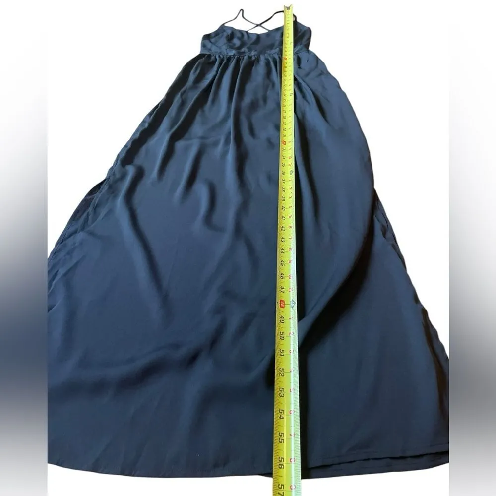 TOBI Backless Black Maxi Dress With Slits Womens Size Small - Image 13