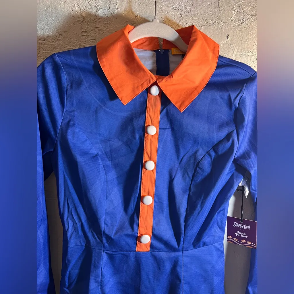 Smack Parlour Scooby Doo Blue Orange Dress Halloween dress up vintage novelty S - Image 5
