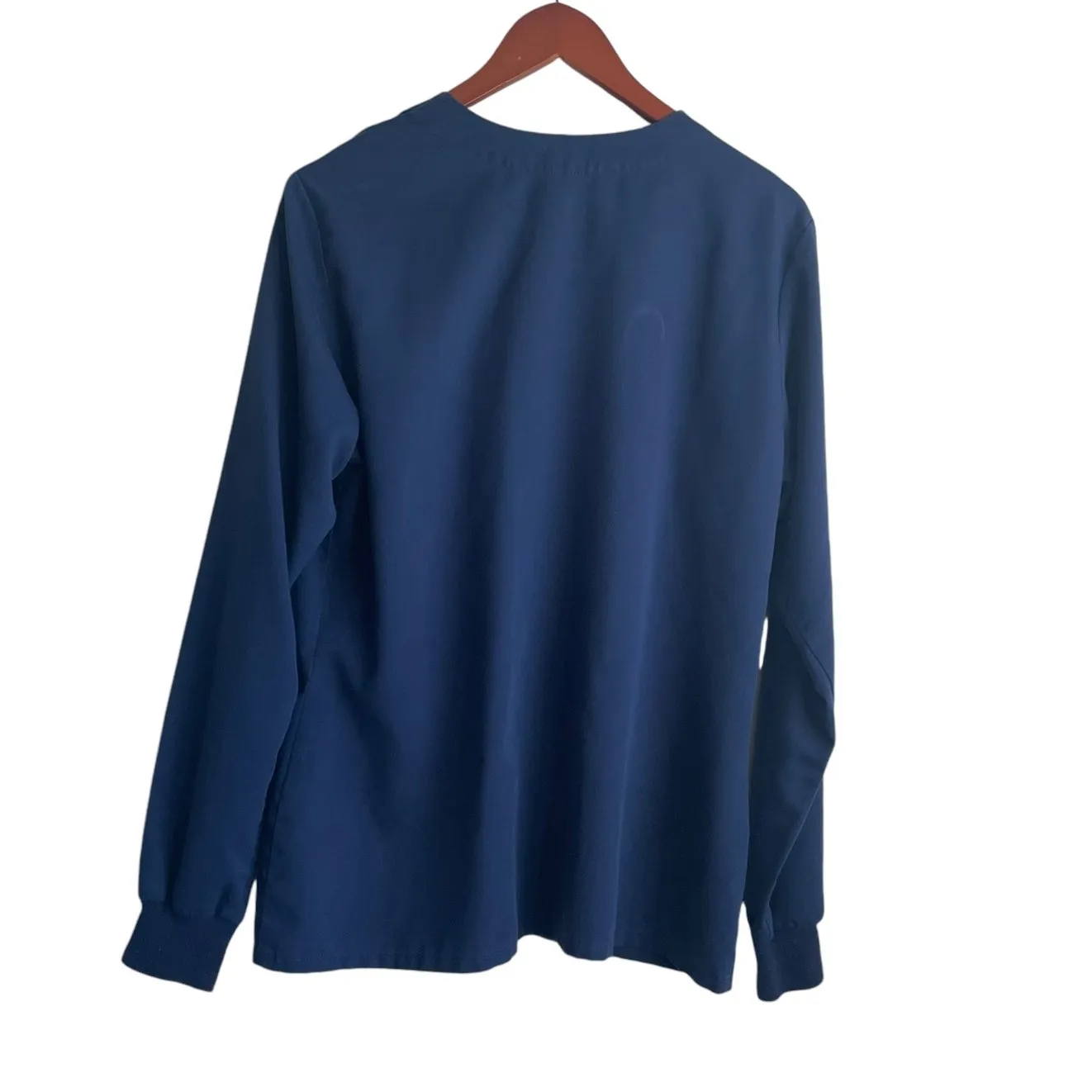 Greys Anatomy by‎ Barco Women Scrub Top L Medical Uniform Nurse Workwear Dental Blue Size L - Image 3