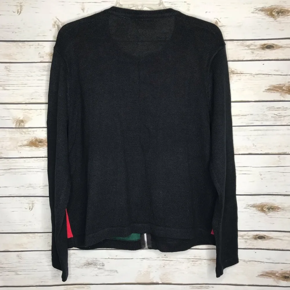 Basic Editions Christmas Vintage Ugly Sweater L - Image 2