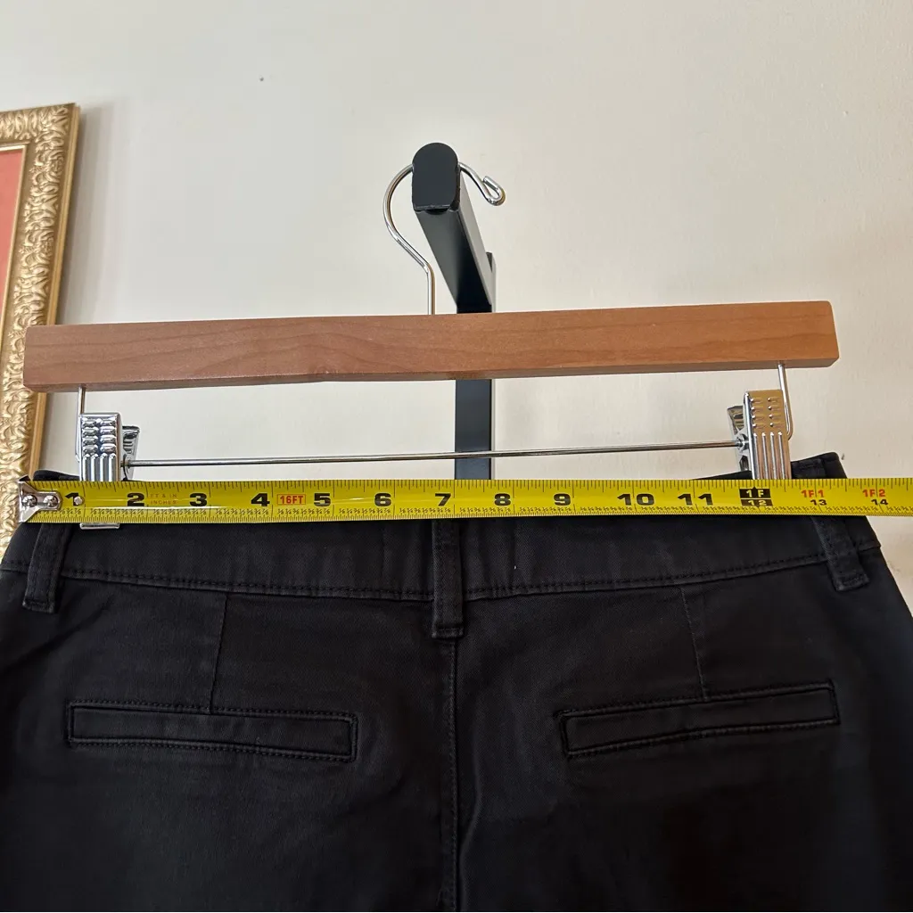 Everlane Organic Cotton Wide Leg Chino Pants Minimalist Casual Black NEW Size 0 - Image 7