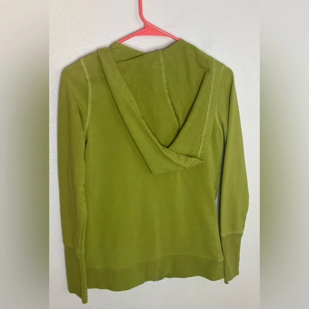 Soundgirl Chartreuse Zip Up Jacket Estimated Size Small - Image 3