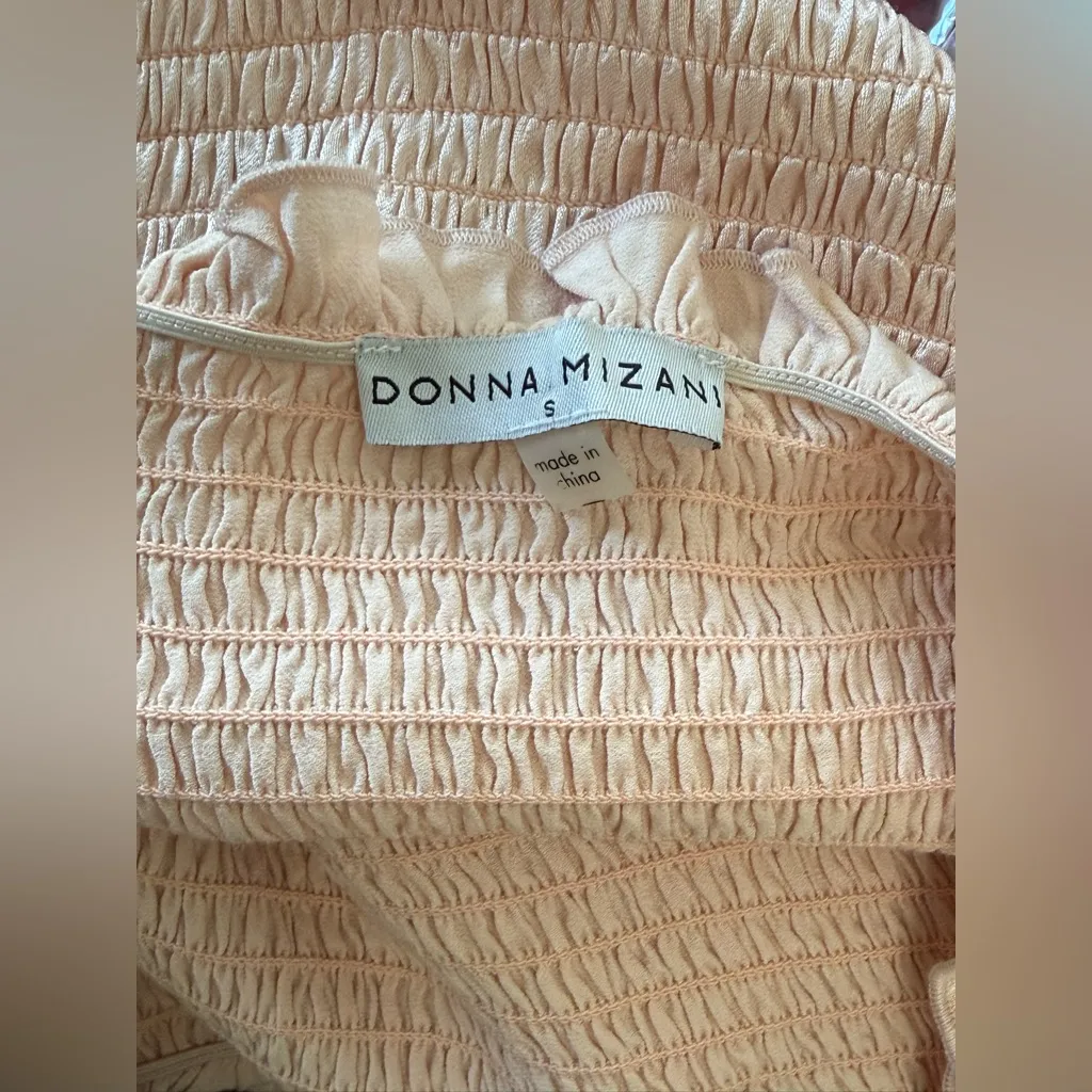 Donna Mizani Off The Shoulder Lolita Blush Pink Mini‎ Dress Size Small EUC - Image 7