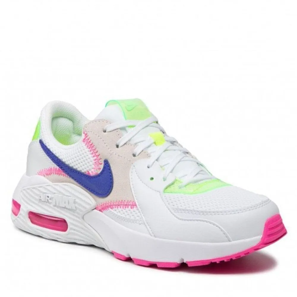 NIKE Air Max Excee White/Indigo Burst/Pink Blast - Image 4