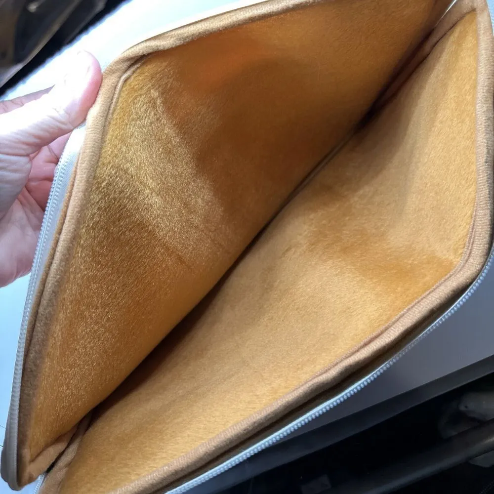 Canvaslife White Rose Patten Laptop Sleeve 14 Inch 14.0 Inch Laptop Case Bag - Image 4