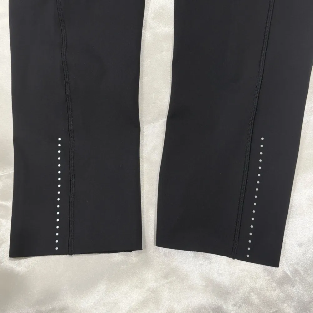 Lululemon Fast & Free Crop II Leggings Nulux 19" High Waisted Pockets Black 4 - Image 9