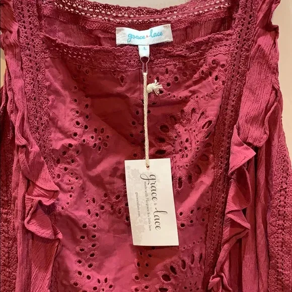 NWT Grace & Lace‎ tank top Pink Size L - Image 4