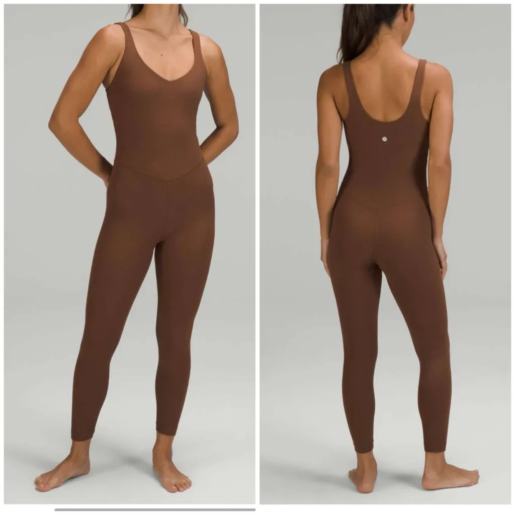 Lululemon Align Ribbed Bodysuit Roasted Brown 6 - Image 2