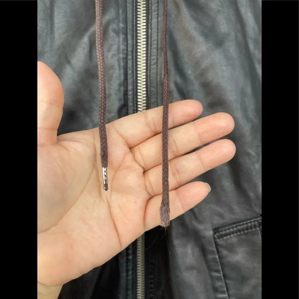 Marc Jacob's supple leather hooded jacket large - Image 4