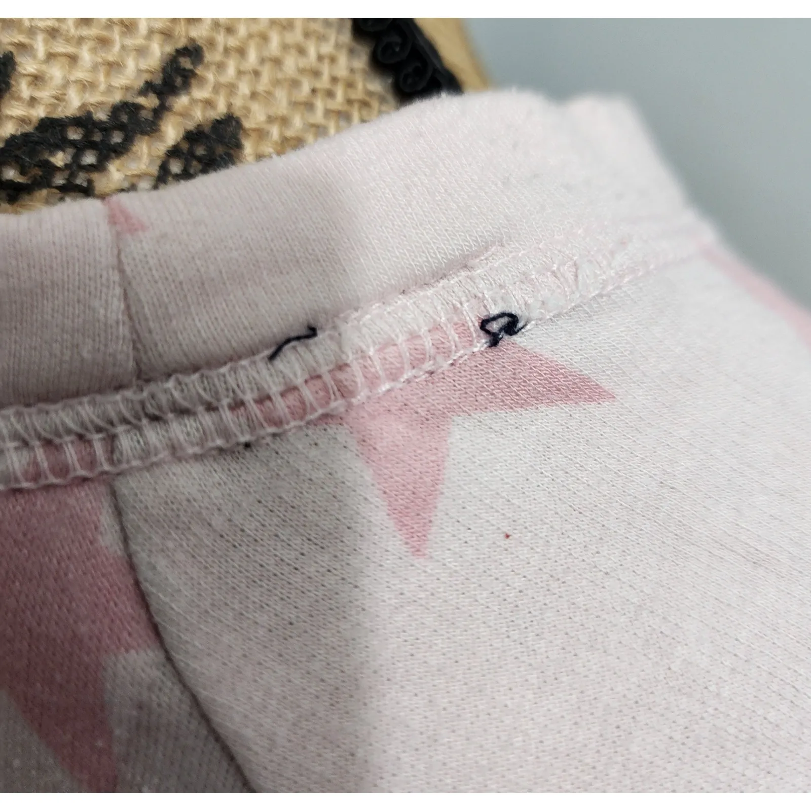 Gap Loungewear‎ Set Star Print Pajama Set Comfy Jogger Sweatshirt Set Medium - Image 2