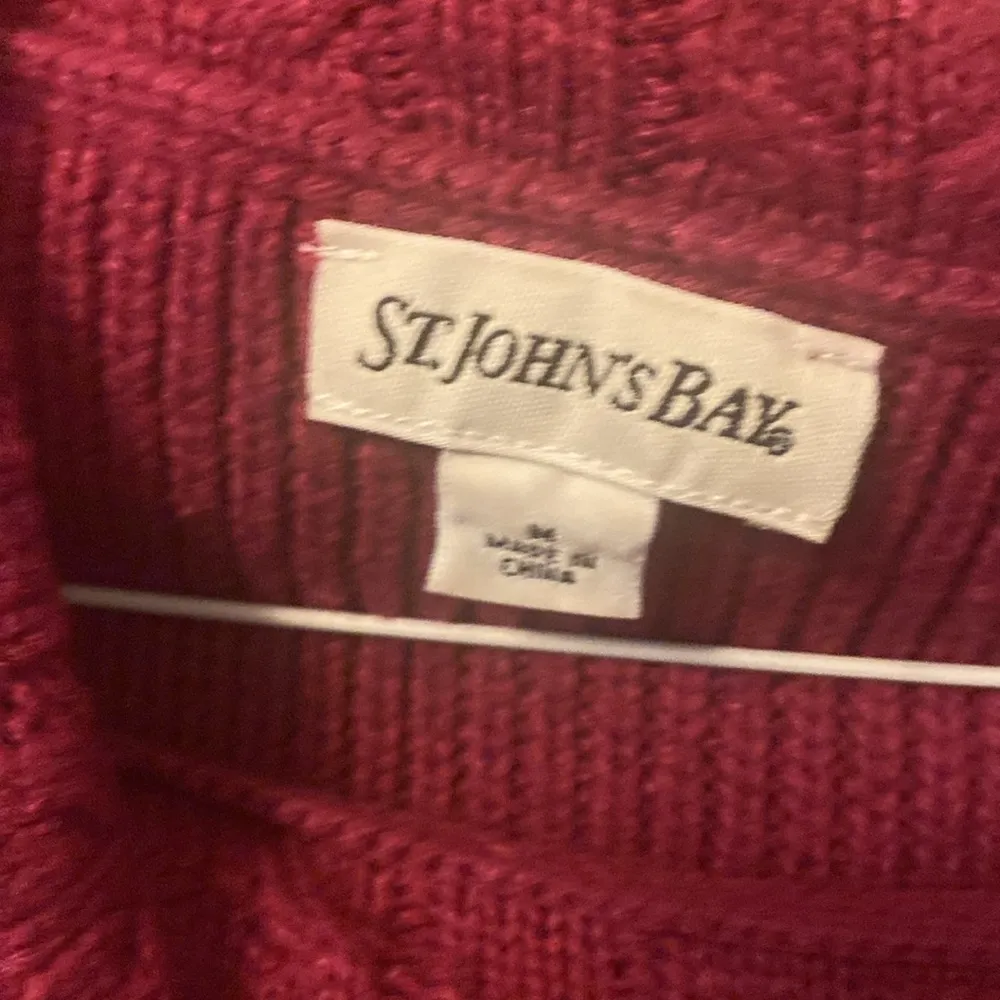ST. John’s Bay Medium Burgundy sweater - Image 3