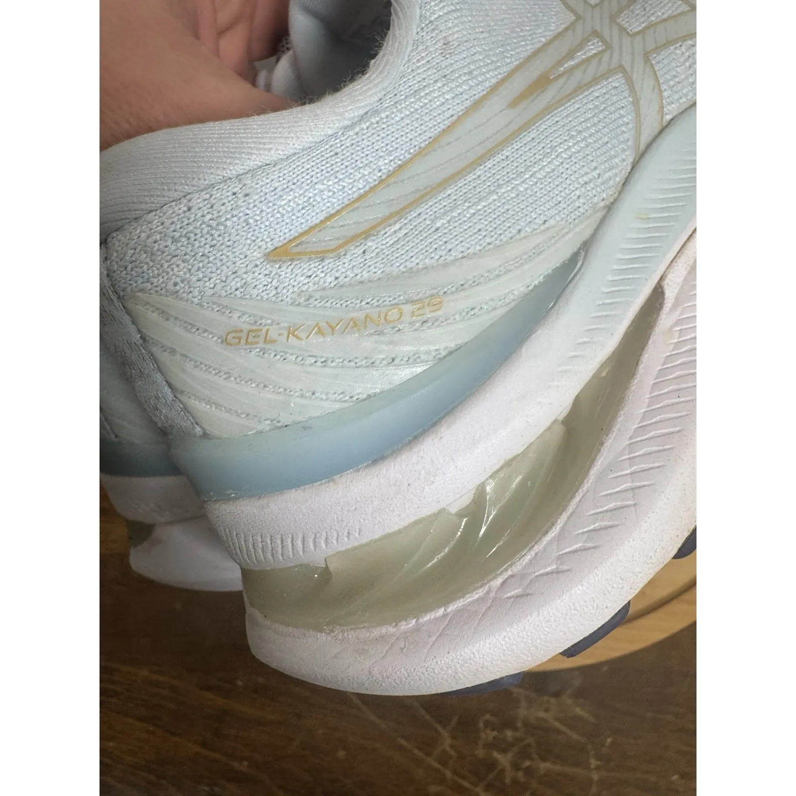 Asics Womens Gel Kayano 29 1012B272 Blue Running Shoes Sneakers Size 7 *read* - Image 11